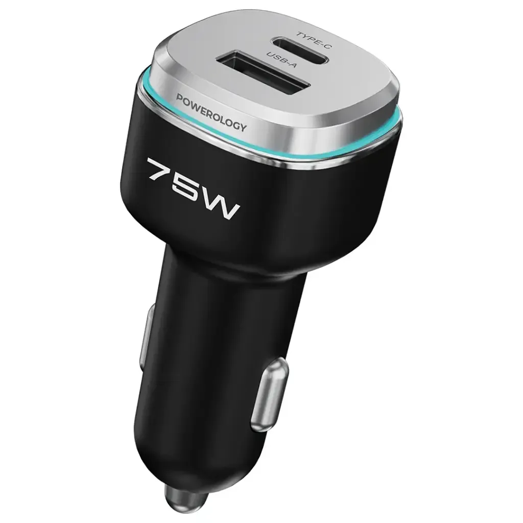 Powerology 75W Dual Port High Power Car Charger — image 2