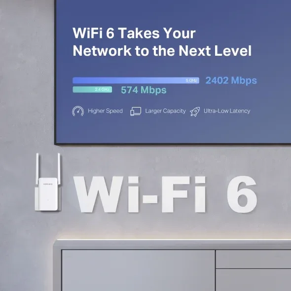 Mercusys ME80X AX3000 WiFi 6 Range Extender — image 4