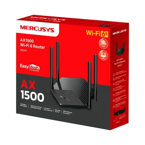 Mercusys MR60X AX1500 WiFi 6 Router — image 4