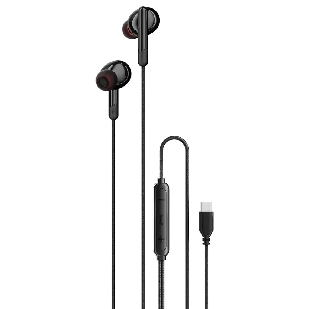 Soundtec Stereo Bass Type-C 3 Button Wired Earphones — image 1