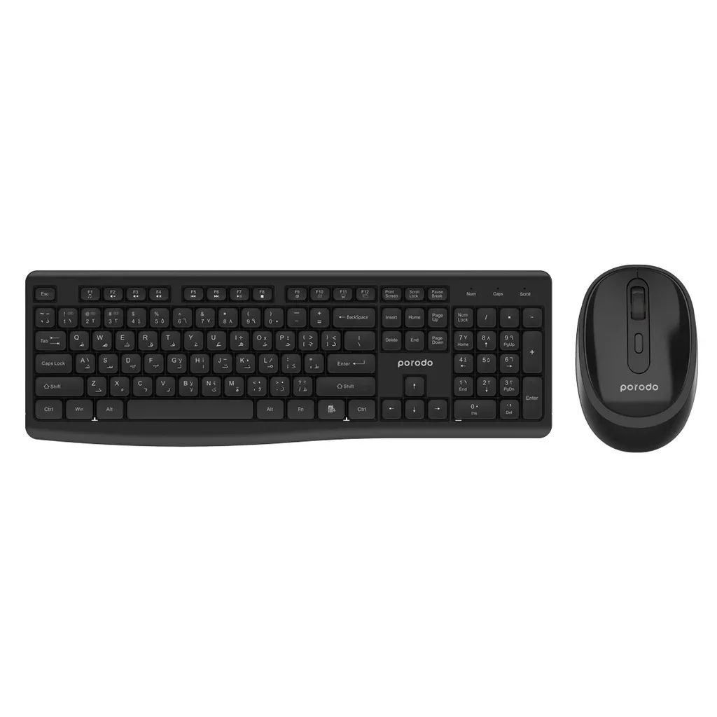 Porodo Dual Mode Wireless Keyboard and Mouse Set — image 1
