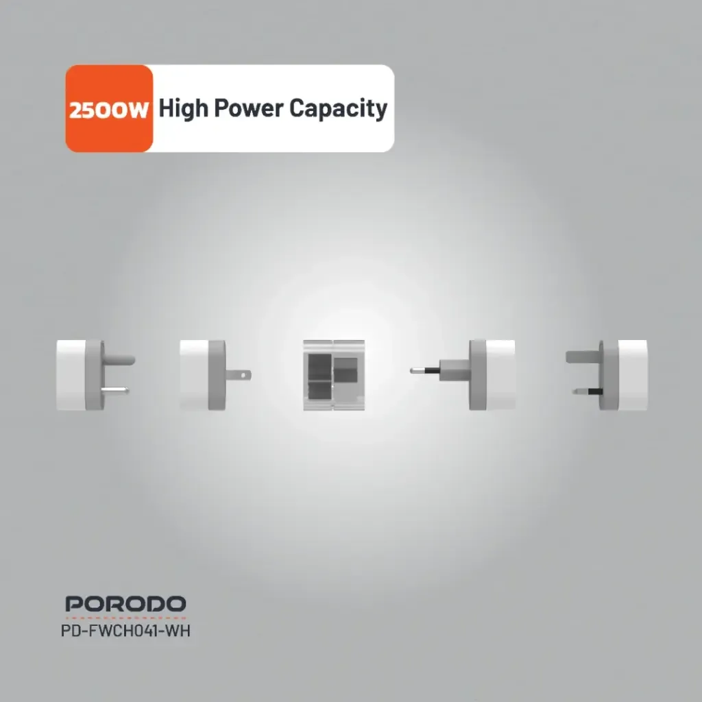 Porodo 150+ Countries Univesal AC Adapter — image 4