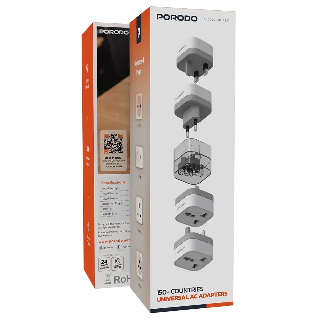 Porodo 150+ Countries Univesal AC Adapter — image 5