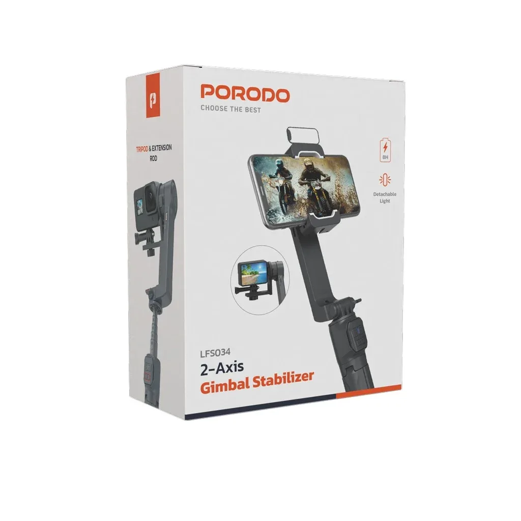Porodo 2-AXIS Gimbal Stabilizer — image 4