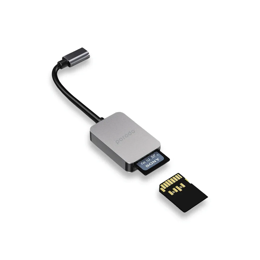 Porodo 2 in 1 Usb C Card Reader 3.0 — image 2