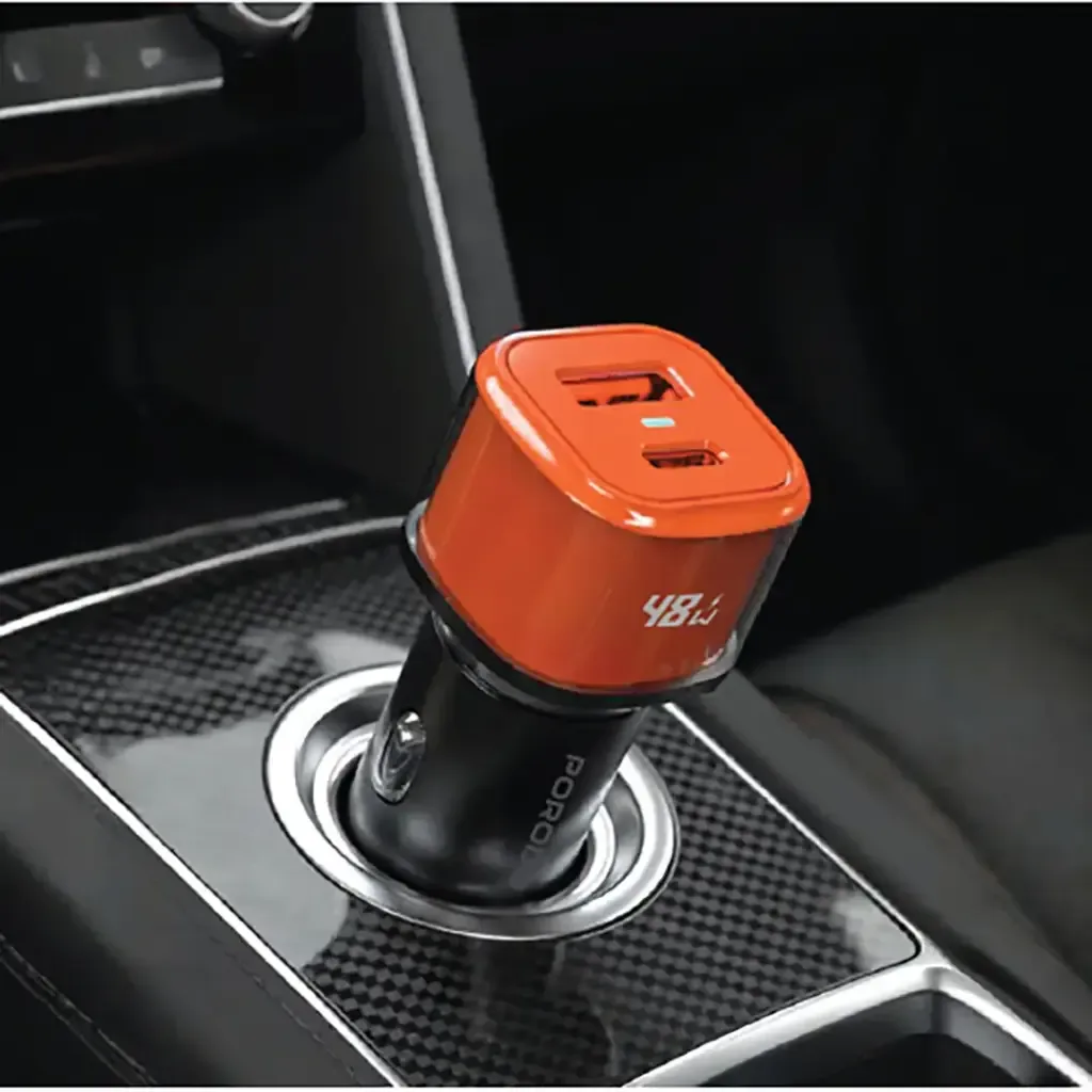 Porodo 48W Averin Multi Port Car Charger — image 2