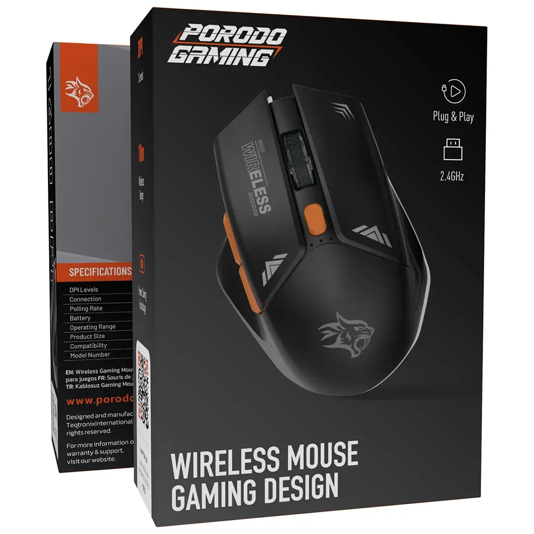 PORODO PDX323 Wireless Gaming Mouse — image 2