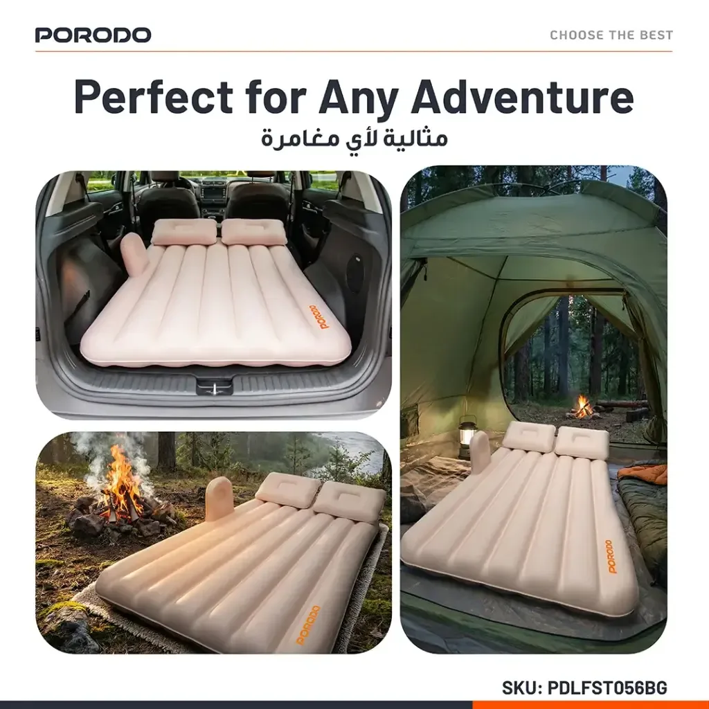 Porodo Inflatable Car Backseat Air Mattress — image 4