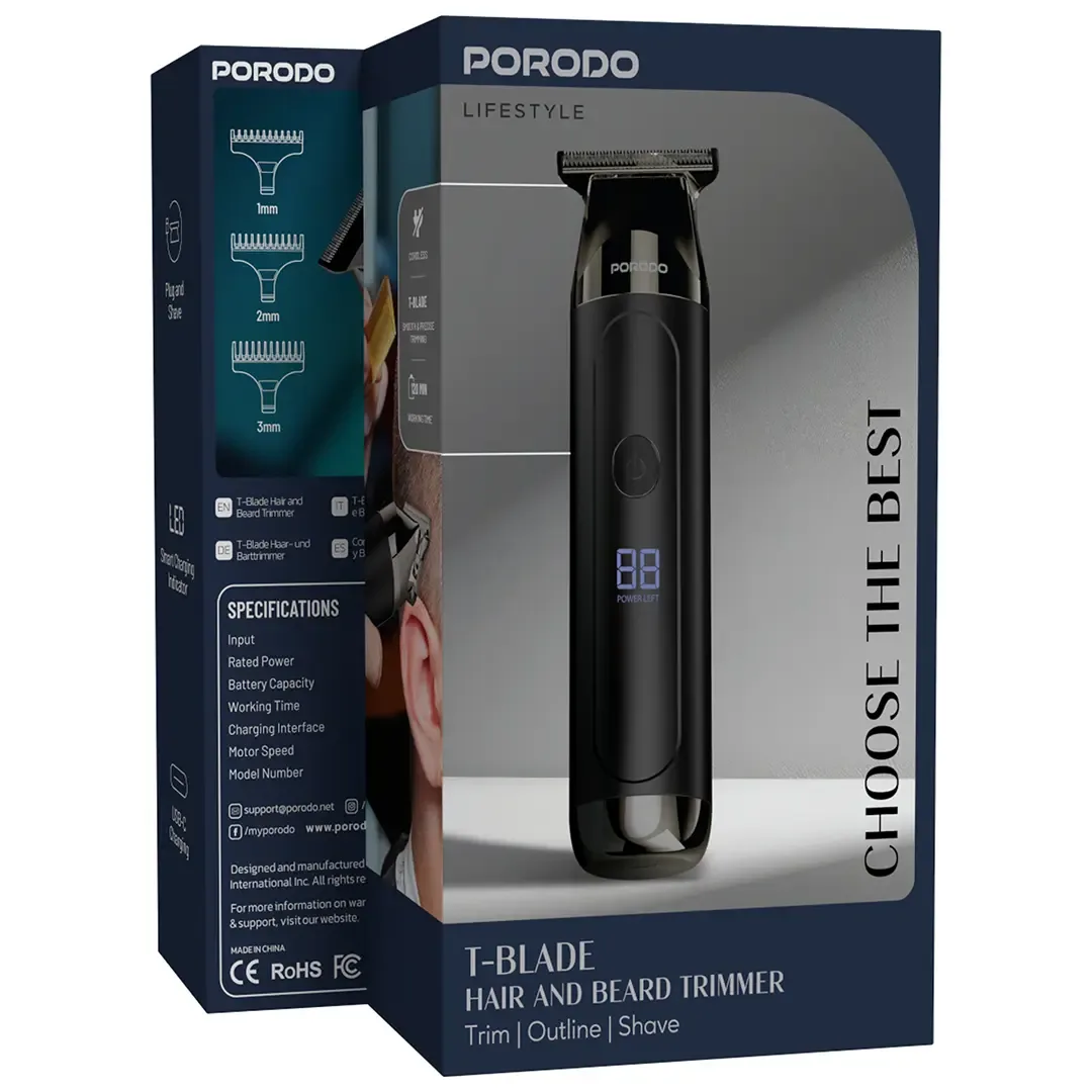 Porodo T Blade Hair & Beard Trimmer — image 2