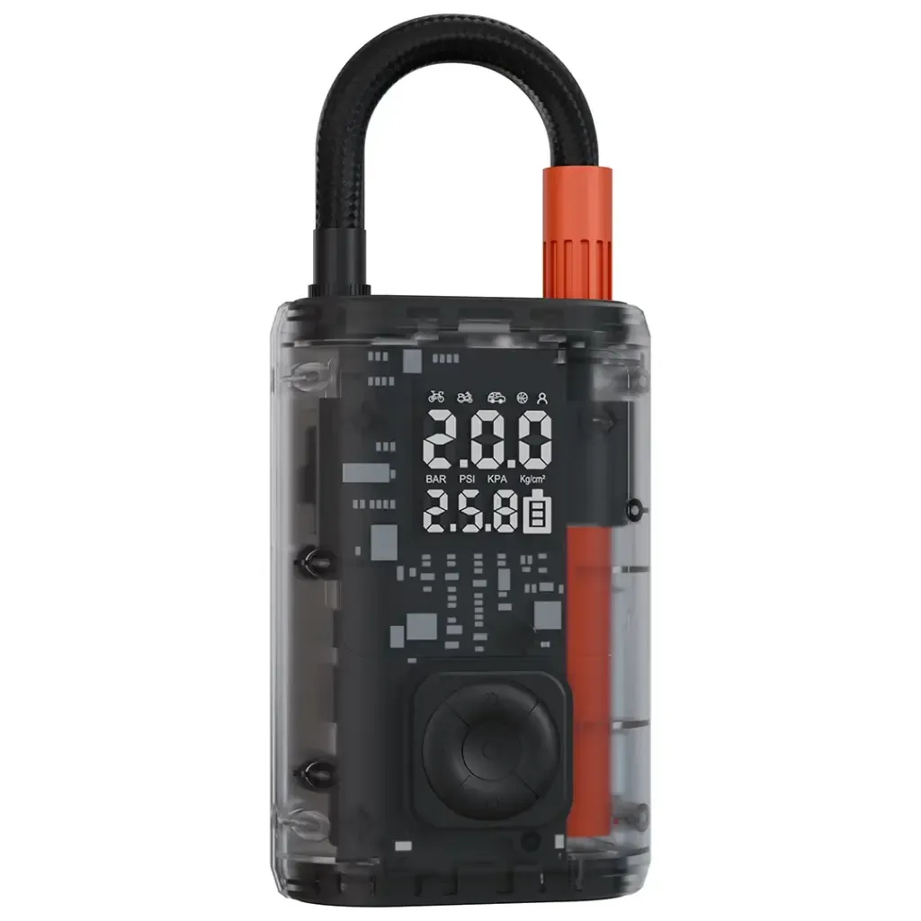 Porodo Vyrox Car Tire Inflator – Real-Time Pressure Display — image 2