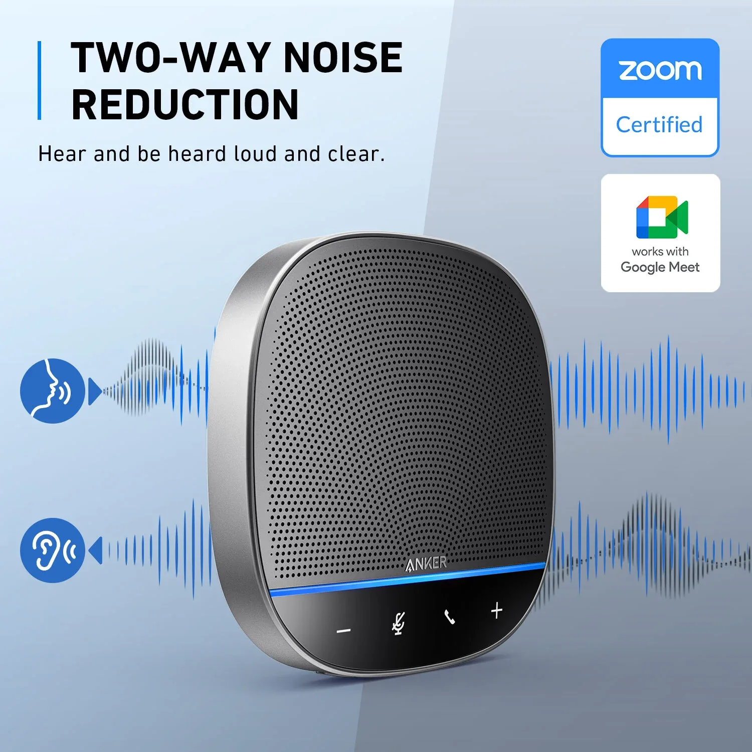 Anker PowerConf S500 Speakerphone AI Noise Cancelling Conference Speaker — image 4