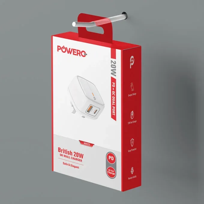 POWERO Plus 20W Wall Charger – Genuine Fast Charge USB-C Charger — image 4