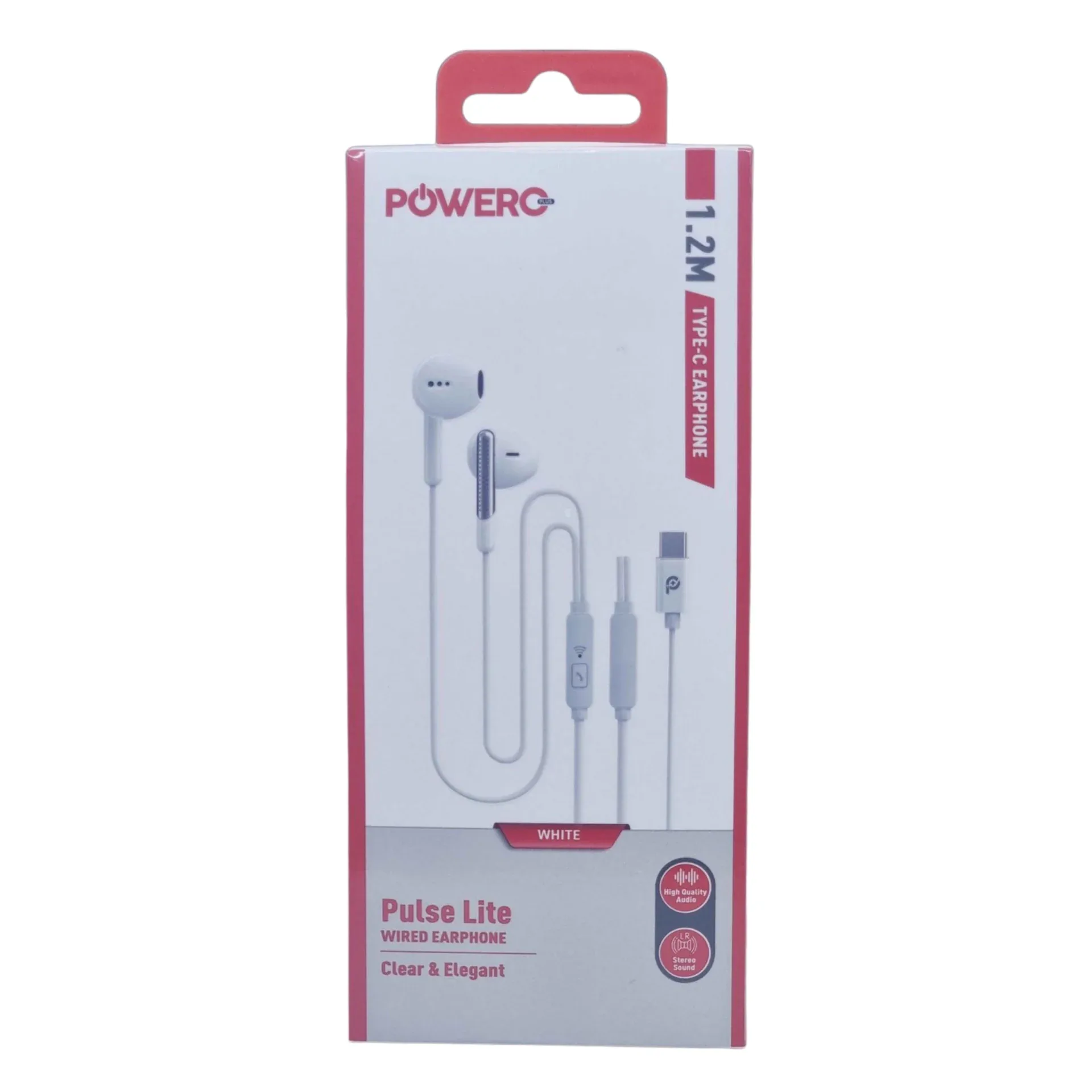 POWERO PULSE LITE Wired Earphone With C Type Connector - Professional Secure Audio — image 1