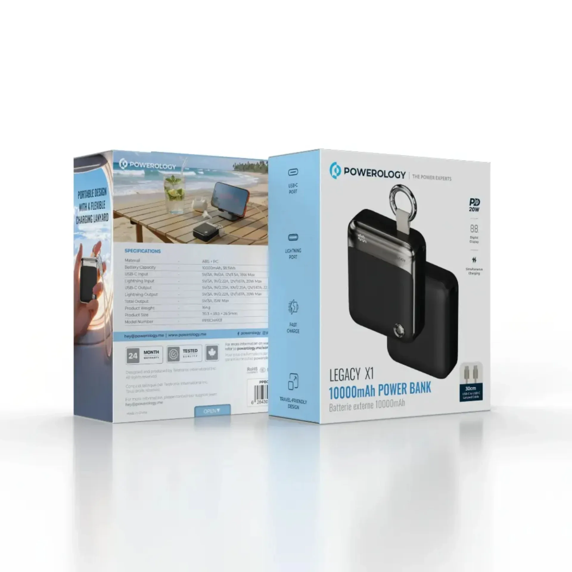 Powerology Legacy X1 10000 Mah Power Bank - Genuine — image 3