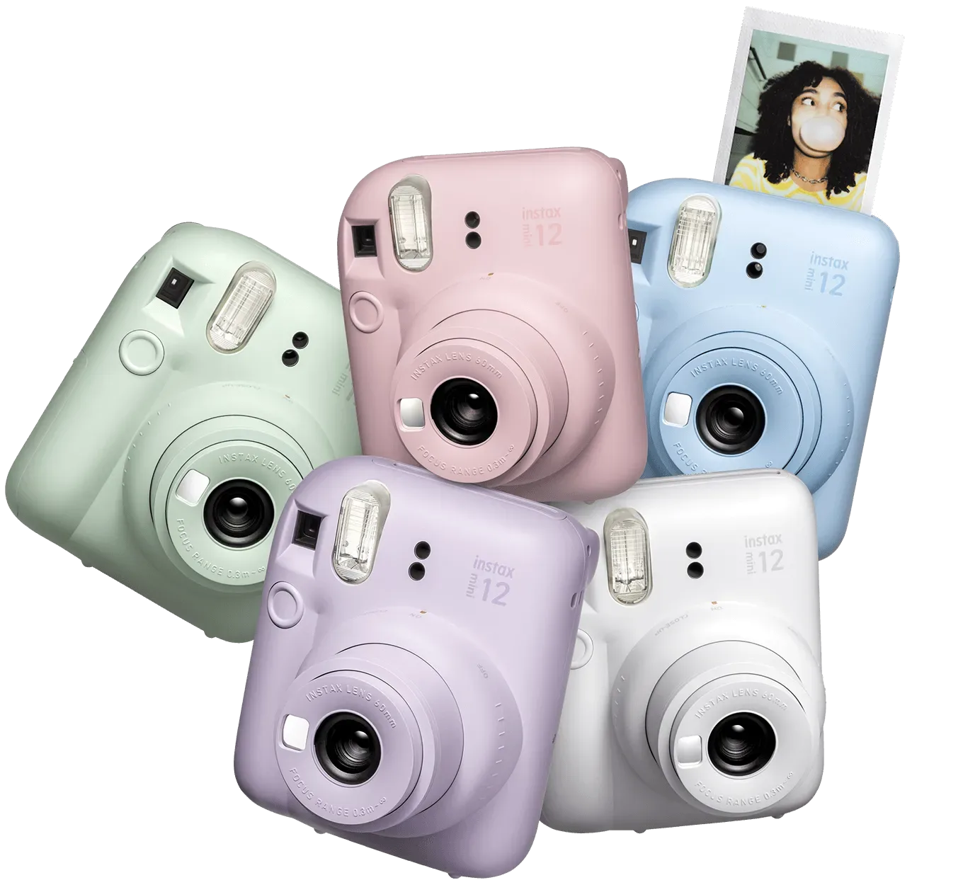 Fujifilm Instax Mini 12 Instant Camera – Compact Instant Film Camera with Built-in Selfie Mirror — image 1