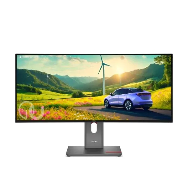 LENOVO ThinkVision P34WD-40 34 inch Monitor WQHD CURVED HDMI+DP+RJ45- (3 Years Warranty) — image 3