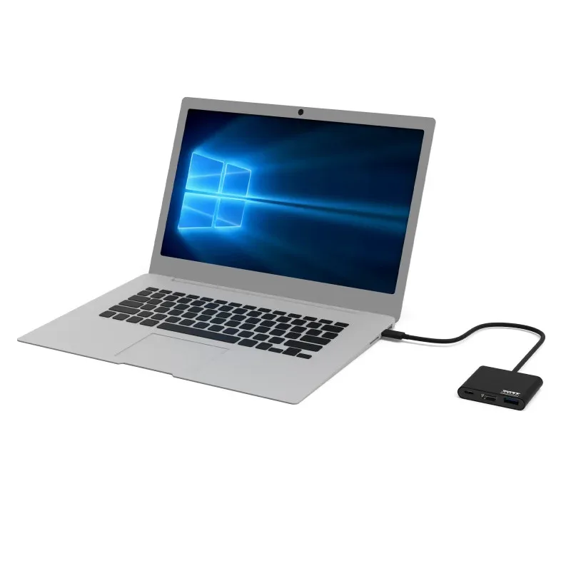 Port USB-C Mini Docking Station, HDMI+USB3+USB-C, 60 Watts, Black — image 4