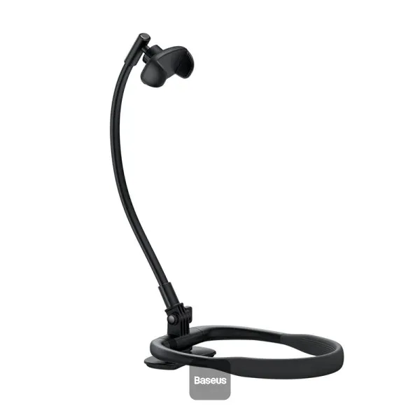BASEUS ComfortJoy Series Neck Phone Holder BA.LUGB000001.BK - Genuine Handsfree Phone Stand — image 2