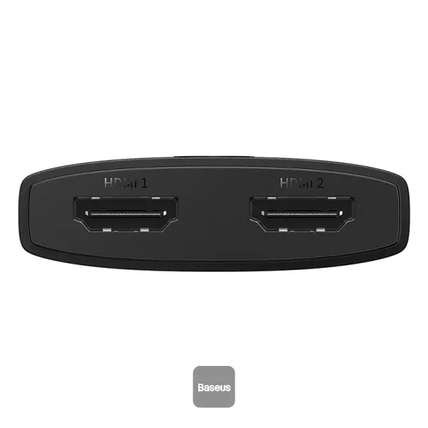 BASEUS 2 in 1 HDMI Splitter with 4K 1M Cable - Genuine HDMI Display Adapter — image 2