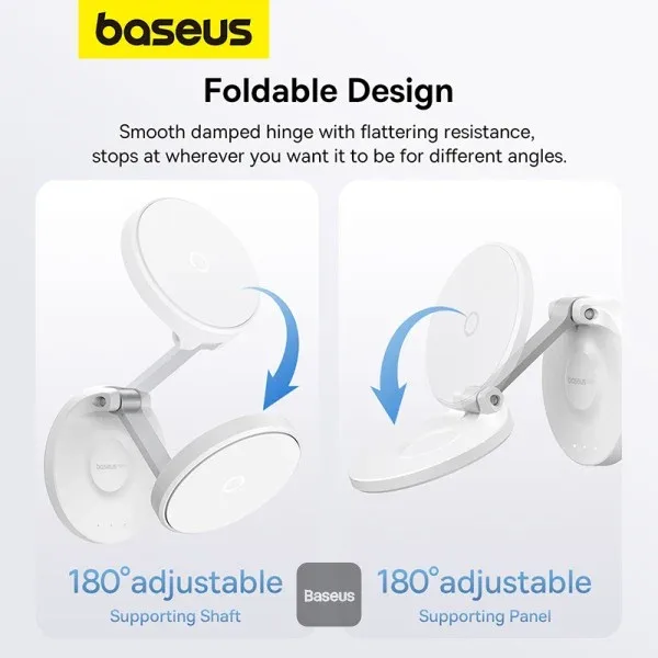 BASEUS Strong Magnetic Foldable Phone Mount BA.B10564101121-00.BK - Genuine Car Holder — image 4