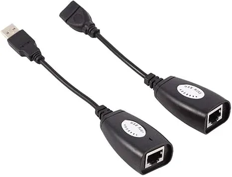 USB Male Female Adapter with RJ45 Extension - USB Network Extension Adapter — image 3