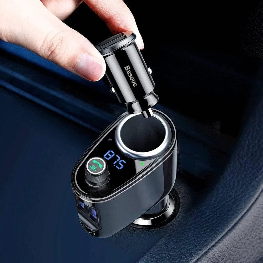 BASEUS S-06 Car Bluetooth MP3 Player BA.CCHC000001.BK - Genuine Wireless FM Transmitter — image 4