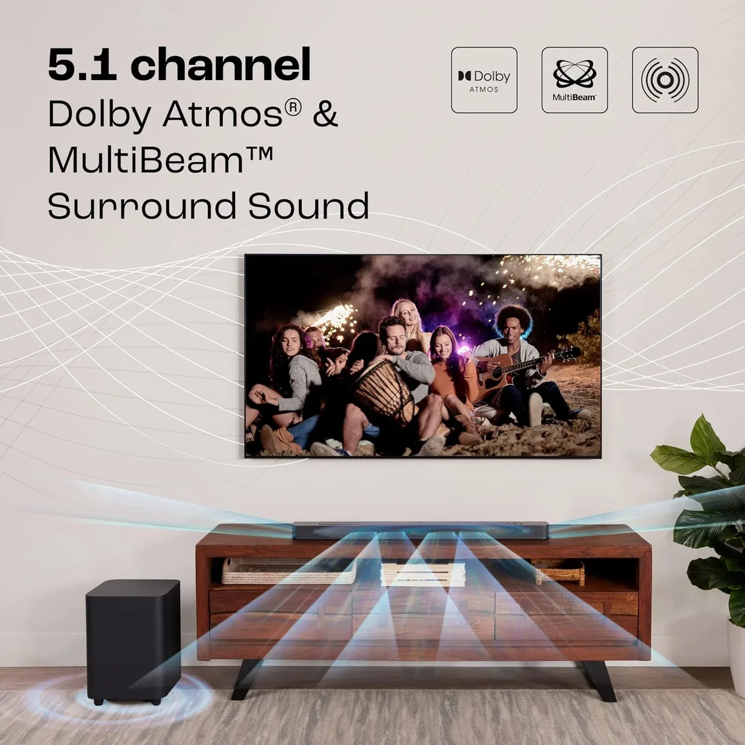JBL Sound Bar 500 MK2 5.1 Speaker Black JBLBAR500MK2 - Premium Surround Soundbar — image 4