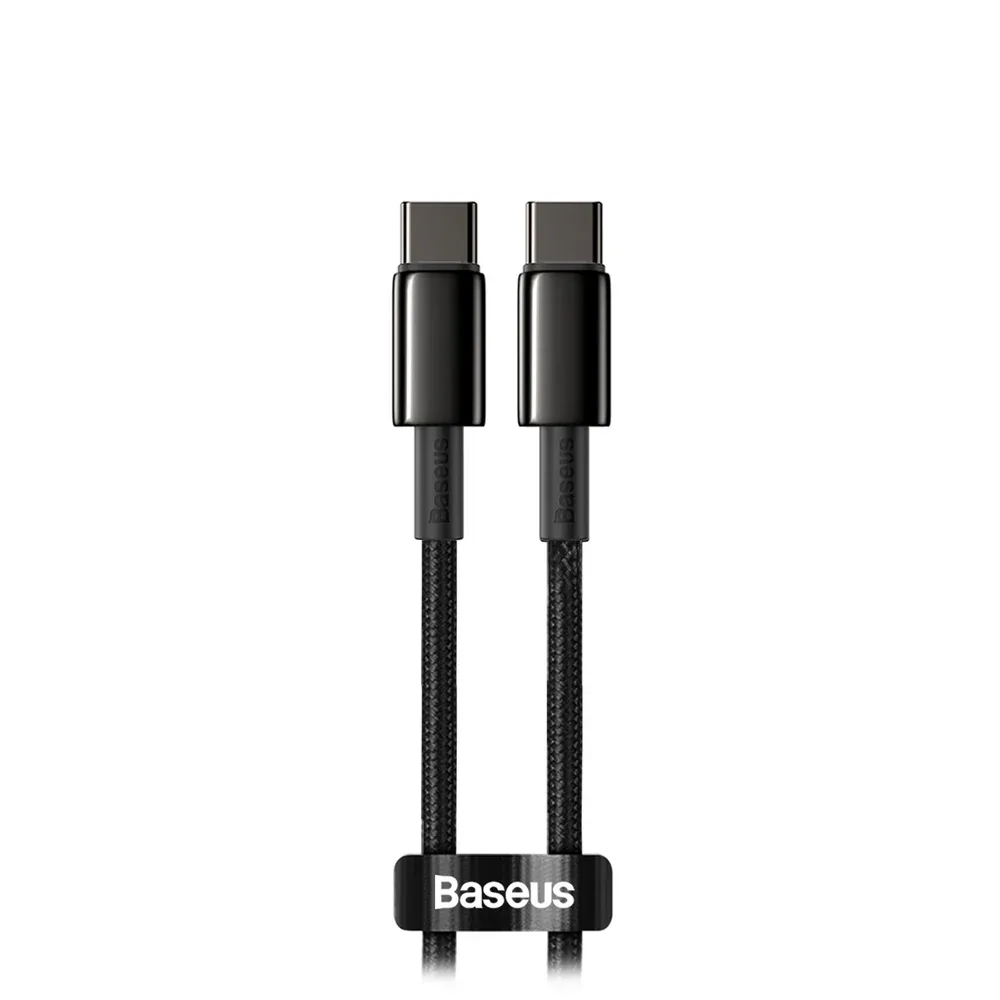 BASEUS Dura 100W USB-C to USB-C Charging Cable 1M BA.P10377803U01-00.BK – Genuine Fast Charging Cable — image 2