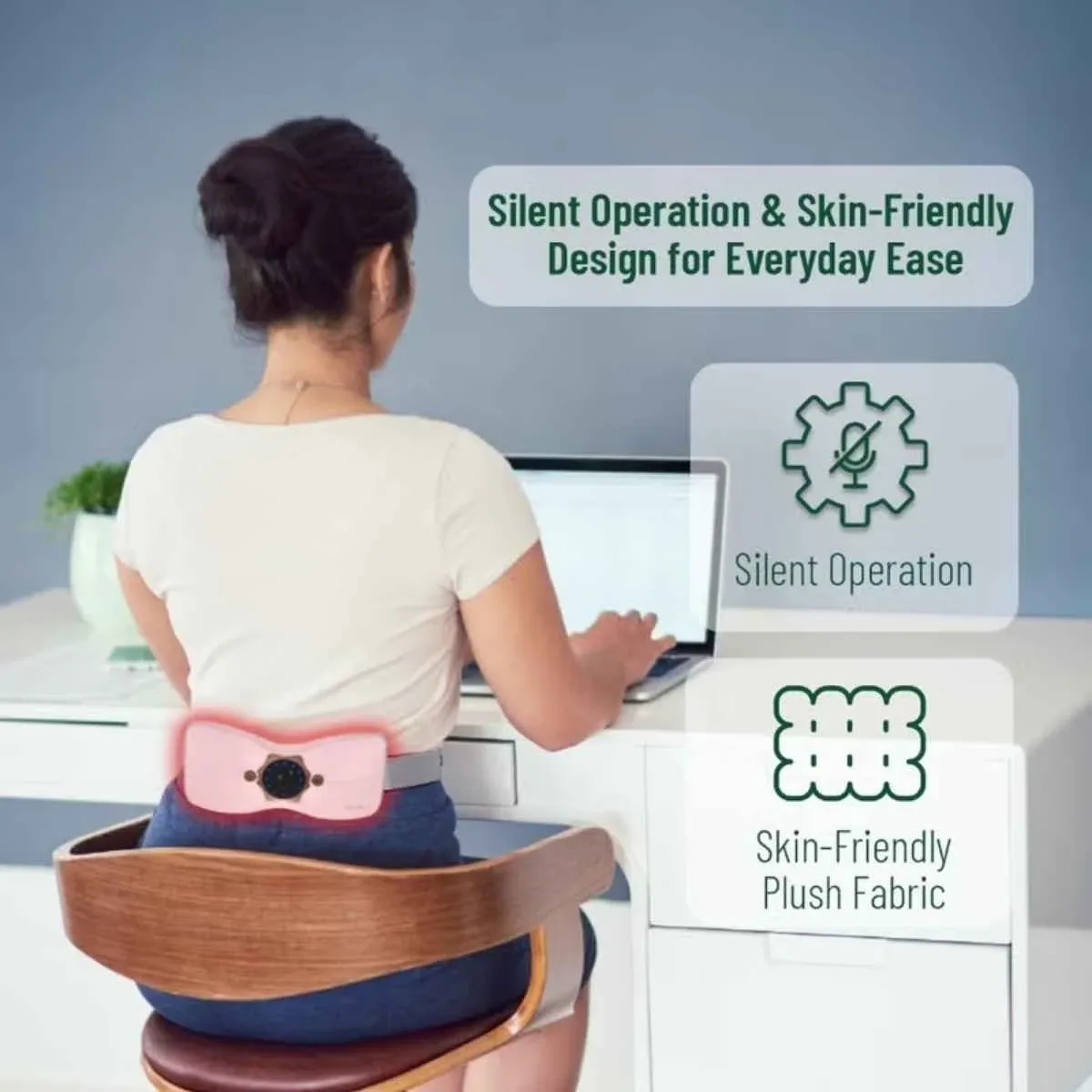 Green Lion Flora Heat Menstrual Heating Pad GL-MP25 – Portable Pain Relief Solution — image 2
