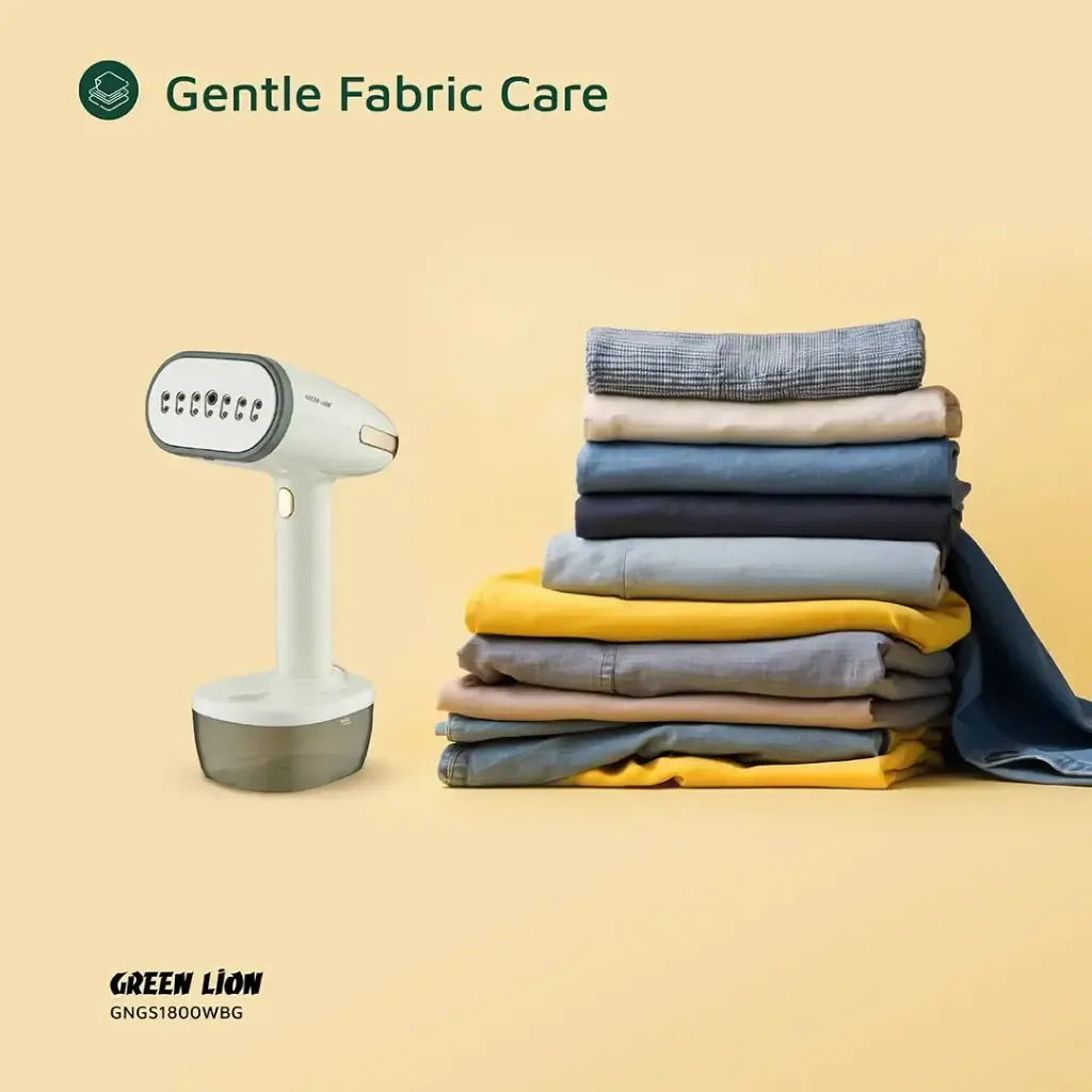 Green Lion Steam 1800W Garment Steamer – Powerful Wrinkle Removal Solution — image 2