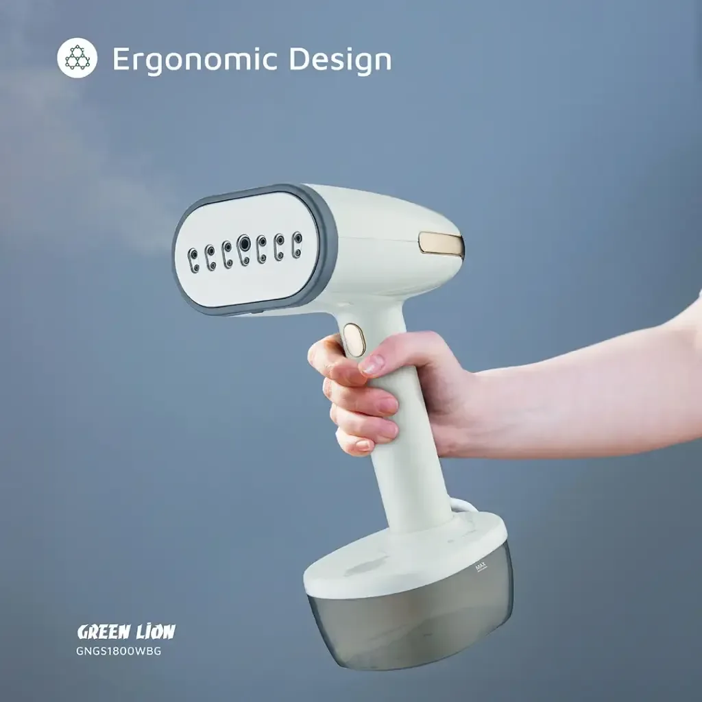 Green Lion Steam 1800W Garment Steamer – Powerful Wrinkle Removal Solution — image 4