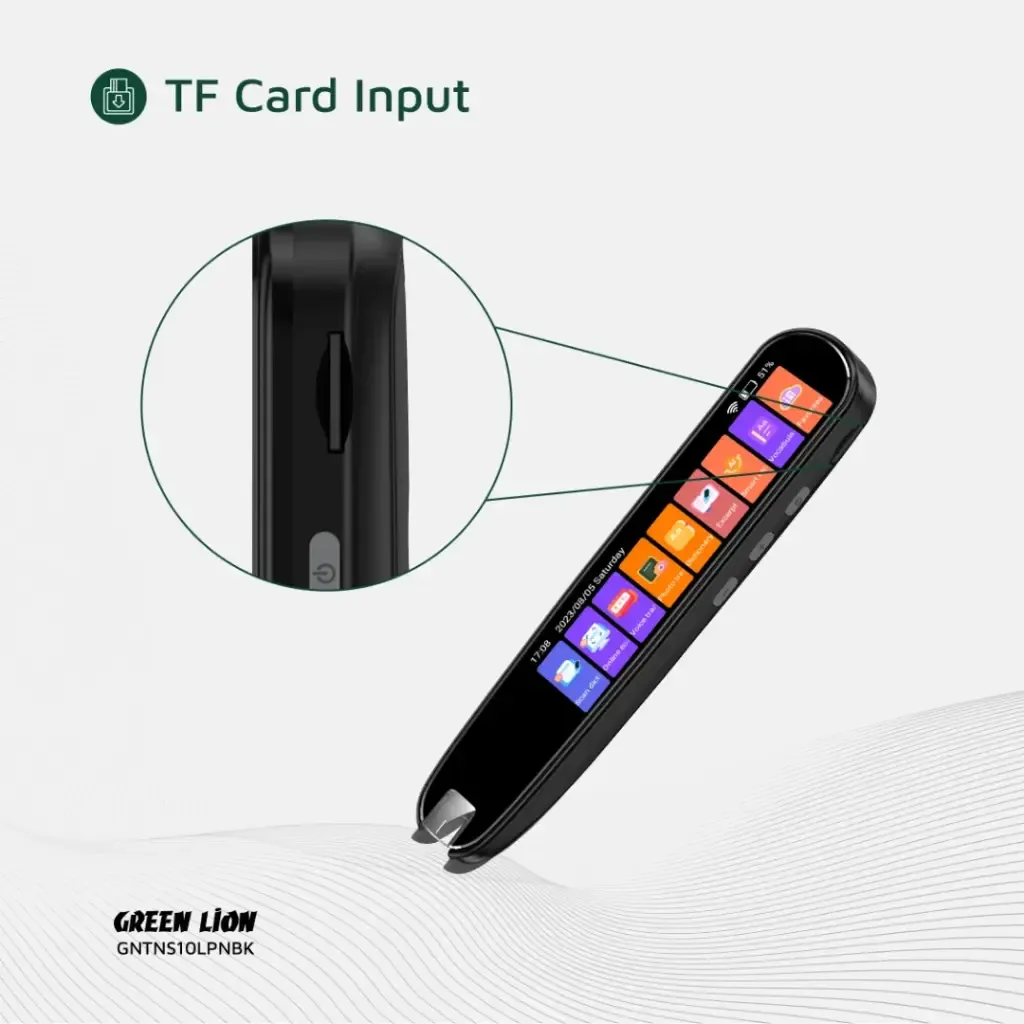 GREEN LION 142 LANGUAGES TRANSLATION PEN GPEN-10 – Smart AI Translation Pen — image 3