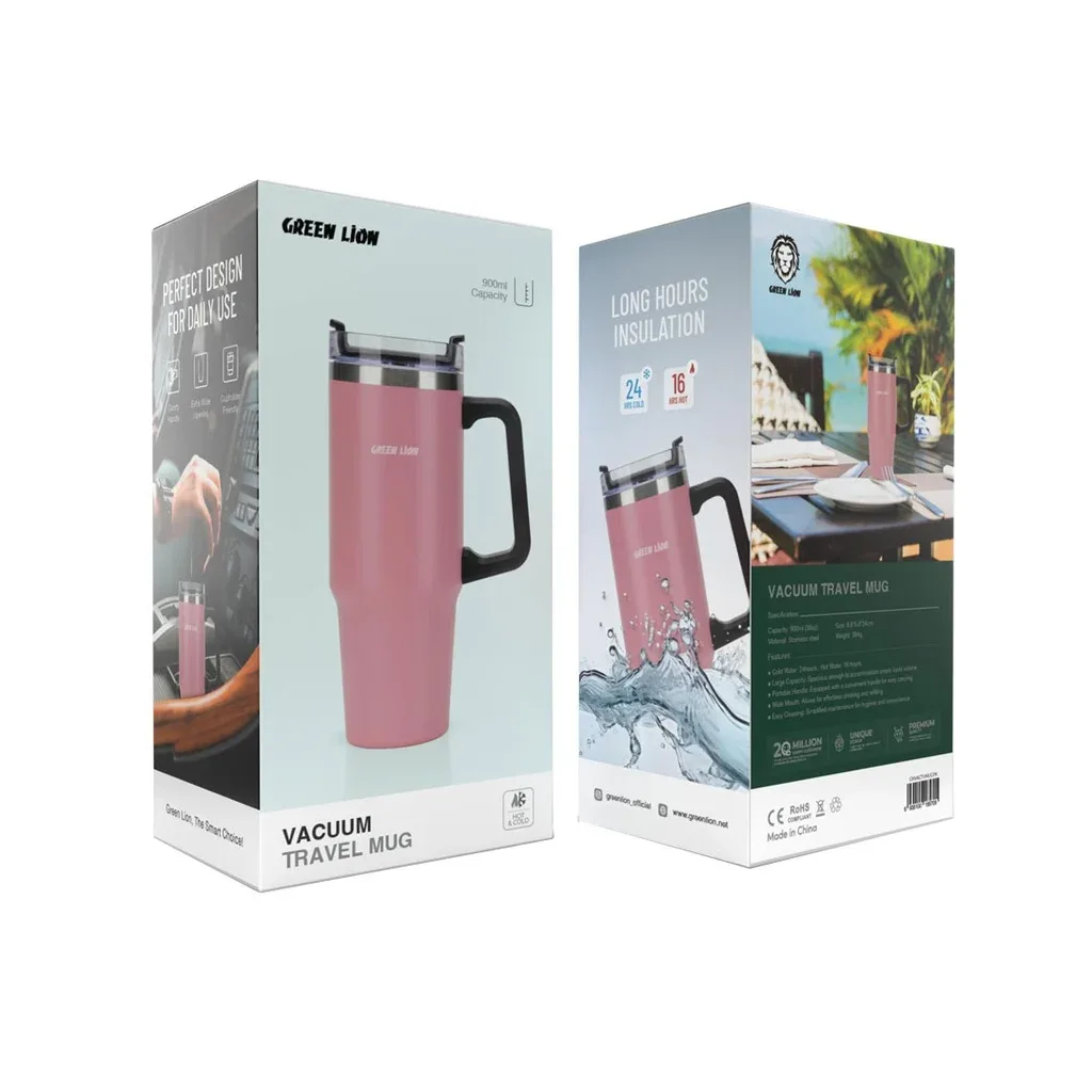 Green Lion Vacuum Travel Mug – Premium Insulated Beverage Mug — image 4