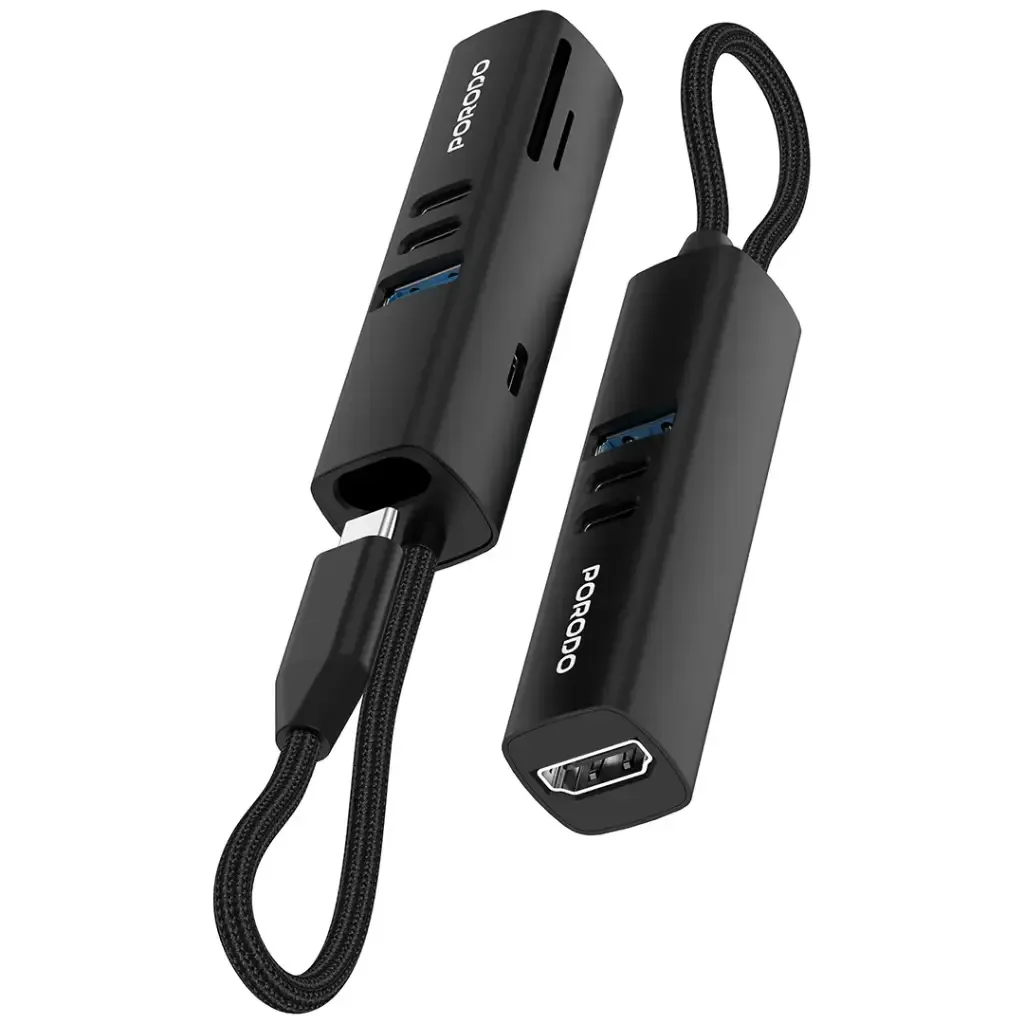 Prodo 7 In 1 Multi Port USB Hub PD35037IN1 - Usb Hub — image 1
