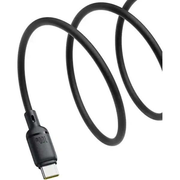 BASEUS 100W Silky Fast USB-A to USB-C Cable 1M BA.P10377703113-00.BK - Genuine Fast Charging Cable — image 2