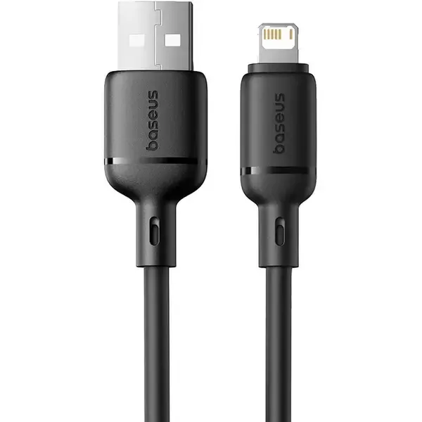 BASEUS 2M Silky Fast USB-A to Lightning Cable 2.4A BA.P10377702213-01.WT - Genuine Fast Charging Cable — image 2