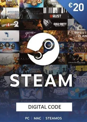 Steam EUR 20 Gift Card SteamEUR20 Official Digital Value — image 2