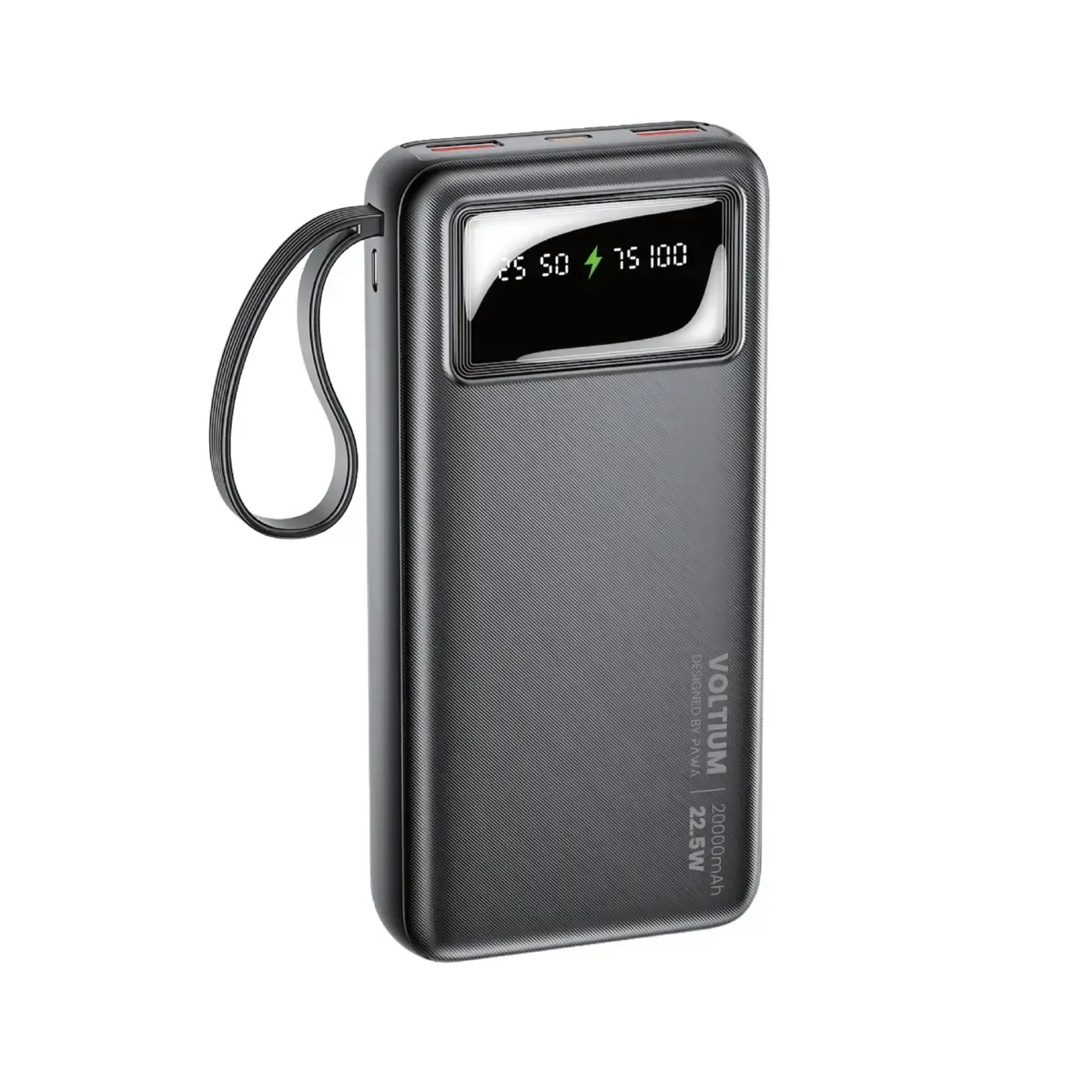 PAWA Lite Voltium 20000mAh Power Bank 22.5W Fast Charging Black – PW-PBVT20TT-BK — image 2
