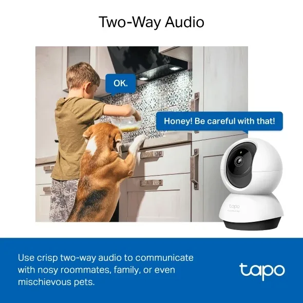 TP-Link Tapo C220 2K QHD Pan/Tilt AI Wi-Fi Security Camera — image 2