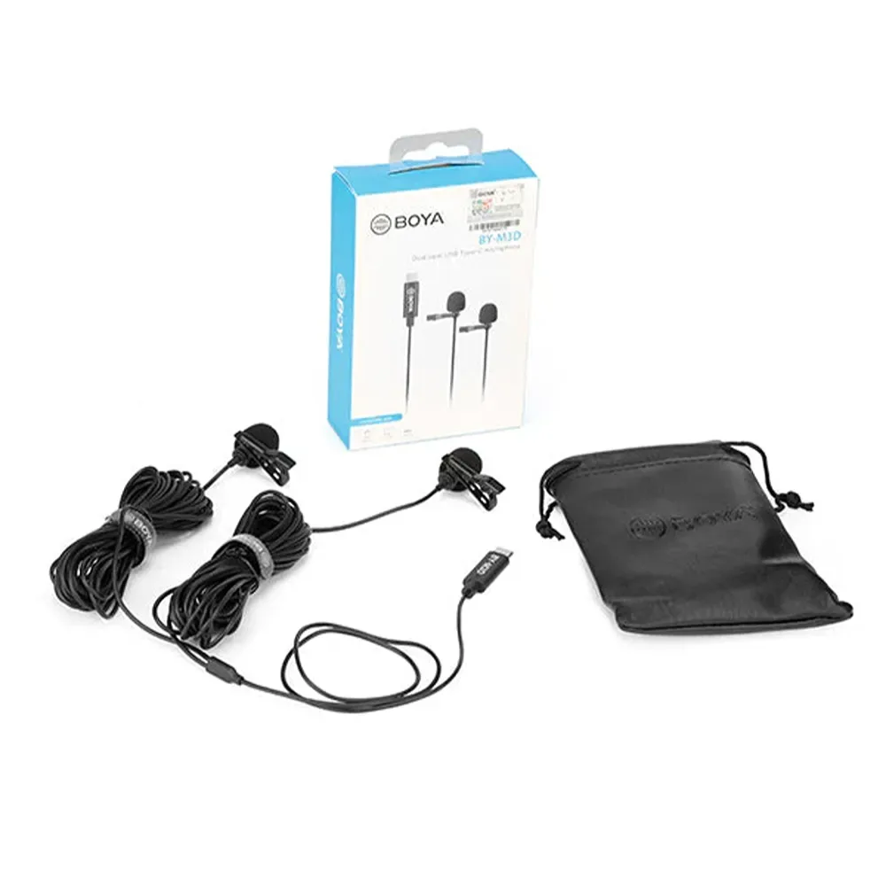 BOYA BY-M3D Digital Dual Lavalier Microphone — image 3