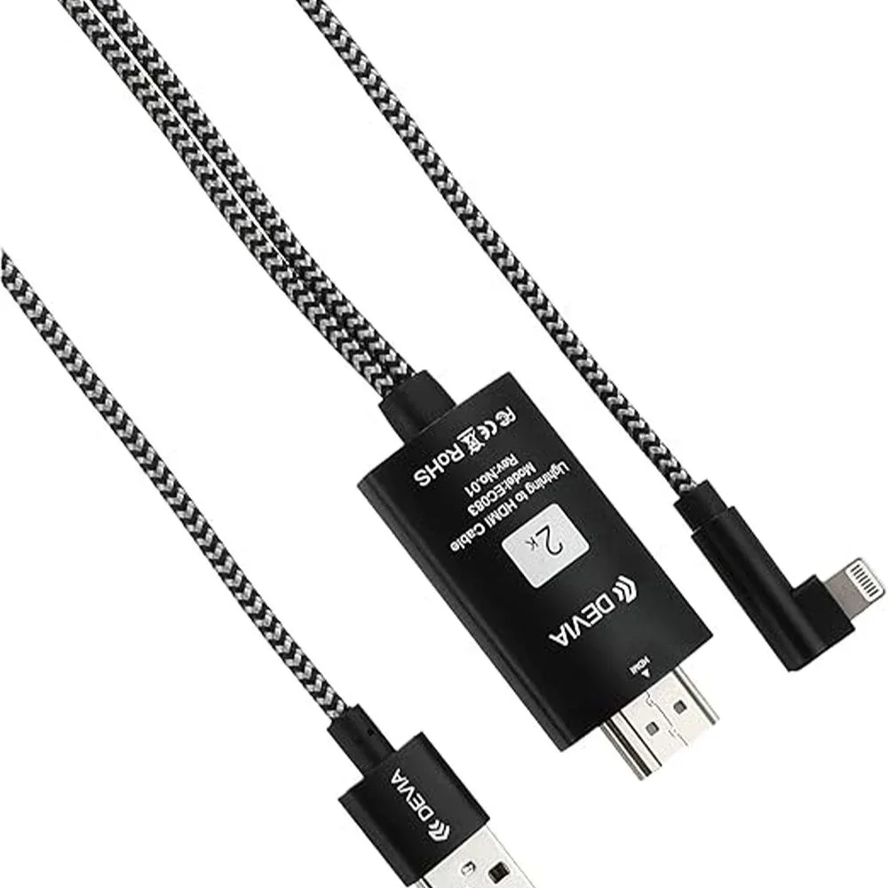 Devia Storm Series Lightning To HDMI Cable 2M — image 1