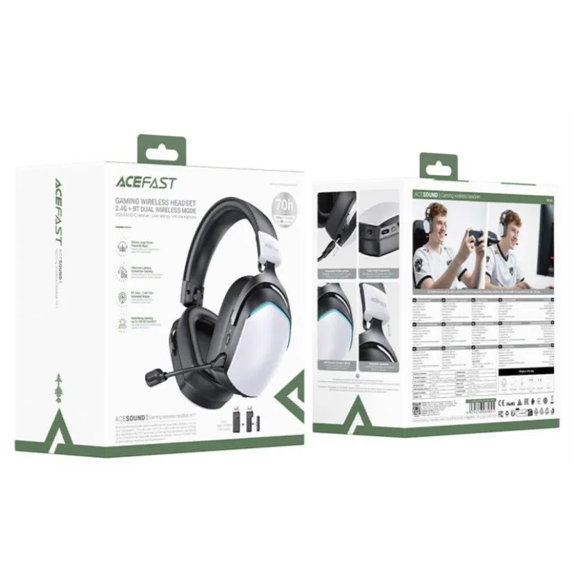ACEFAST H11 Gaming Wireless Headset Dual Mode 2.4GHz + Bluetooth — image 4