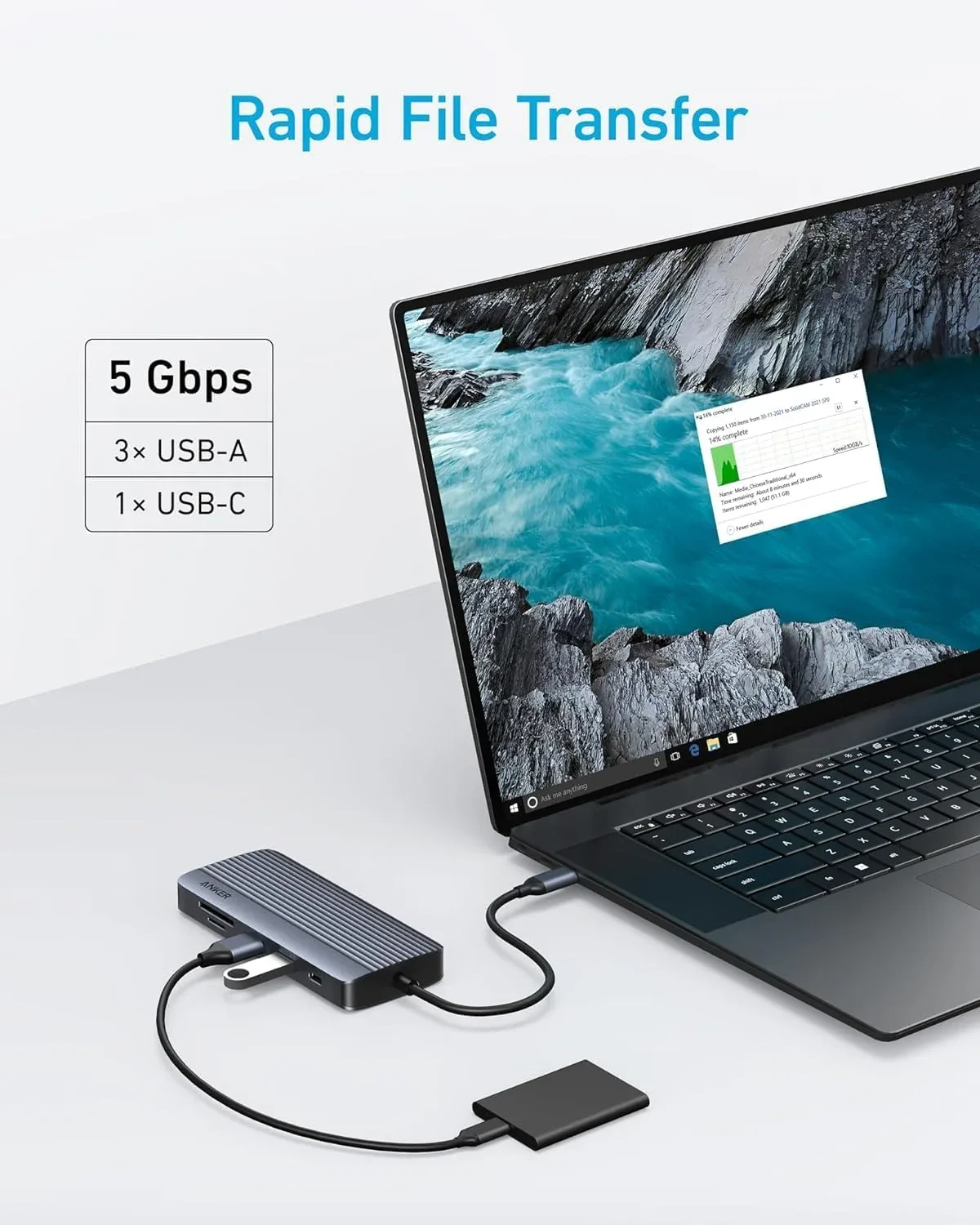 ANKER A83C2HA1 USB C Hub – Genuine 10-IN-1 — image 3