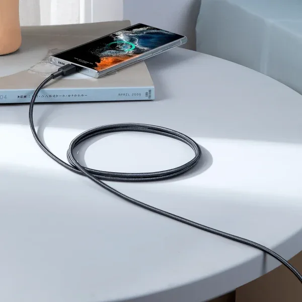 ANKER 322 USB-C to USB-C 3ft Cable A81F5H11 – Braided Fast Charging — image 3