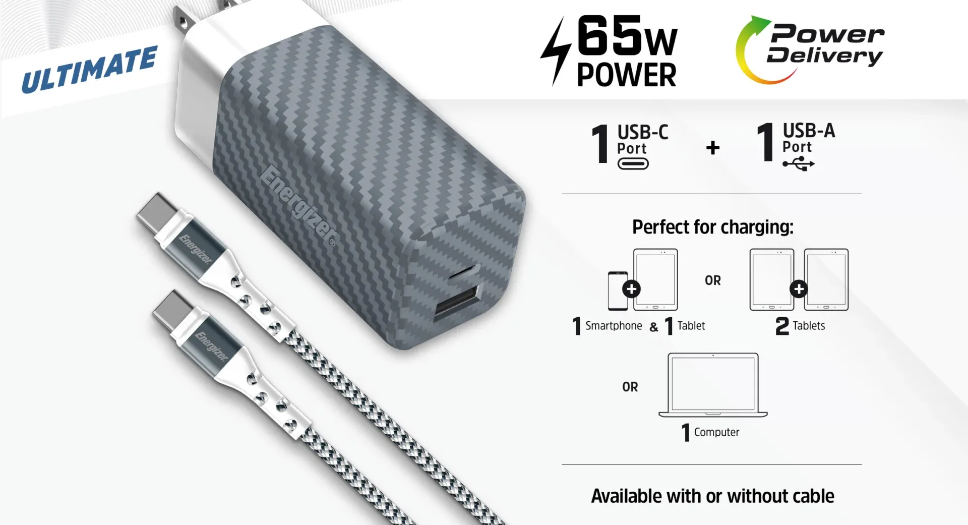 Energizer Ultimate 65W GaN Wall Charger A65MU — image 4