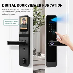 YOUHE W9 Smart Handle Door Lock with Password/RFID/Key — image 3