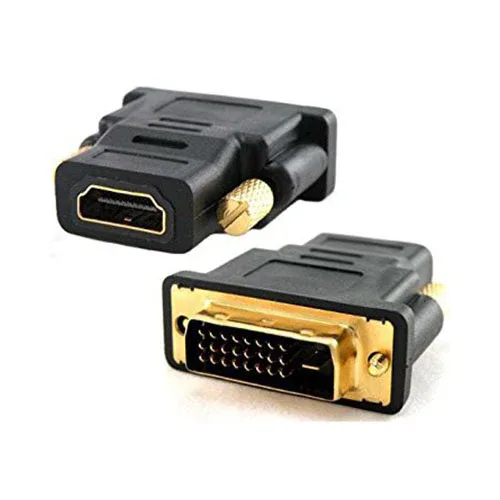 DVI 24+5 Female to HDMI Male Adapter Connector – Professional Display Converter — image 3