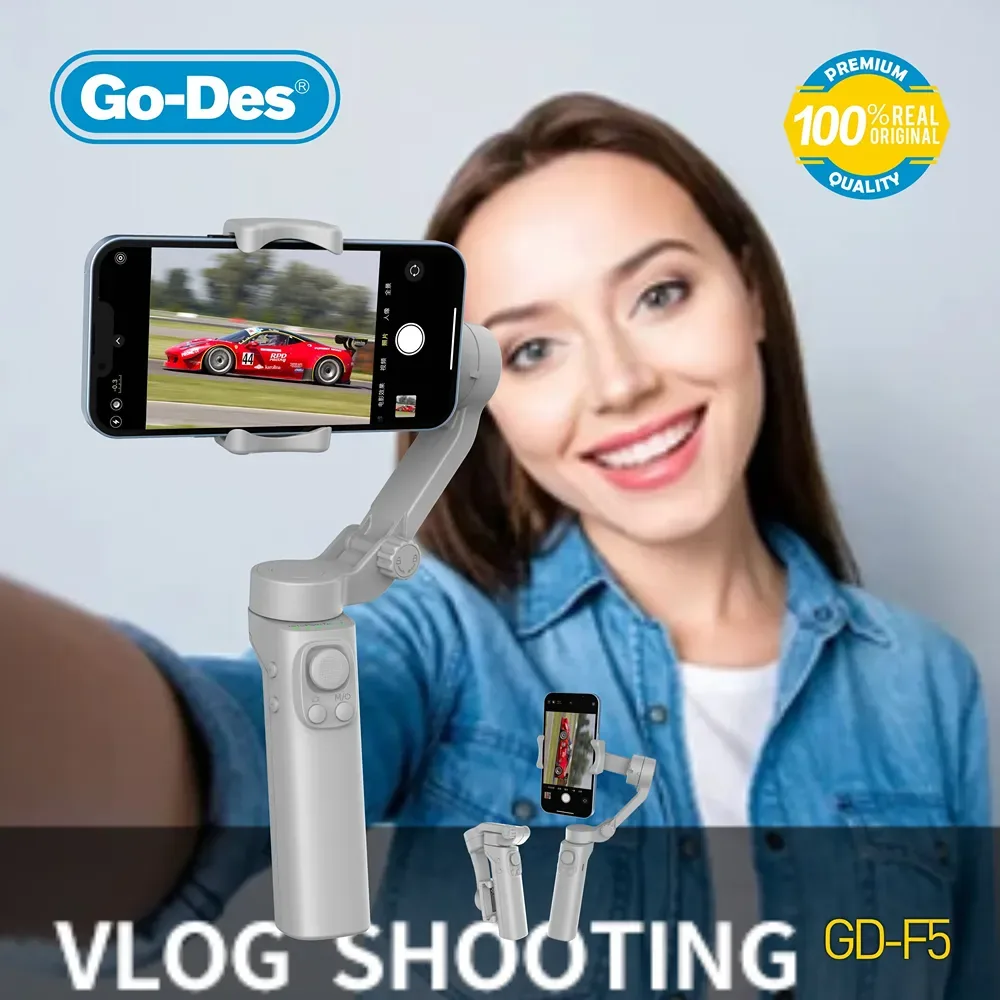 Go-Des GD-F5 3-Axis Smartphone Gimbal Stabilizer — image 3