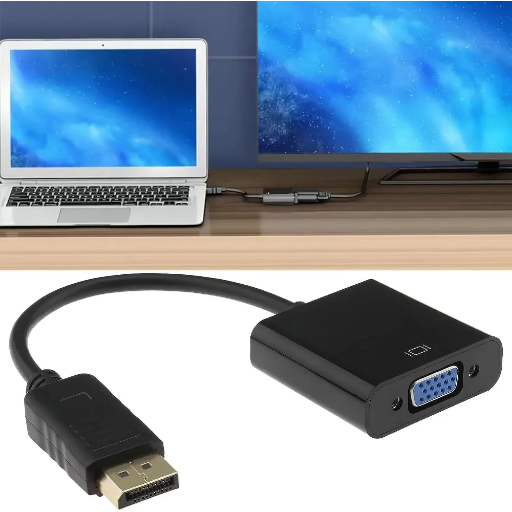 TECSA CA413 DisplayPort to VGA Converter Adapter — image 2