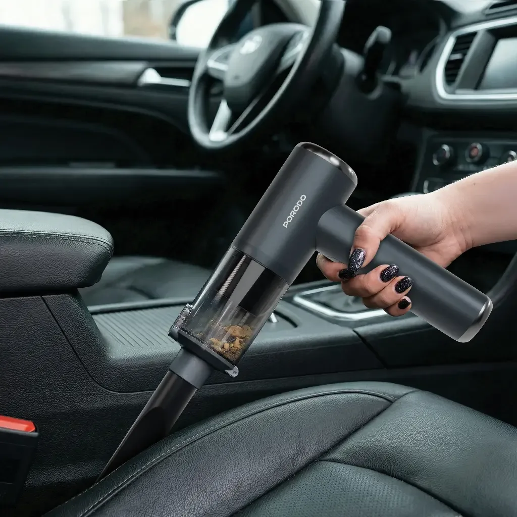 Porodo Tornado Prime Portable Vacuum Cleaner & Blower 6000mAh Power Bank PDS5 Black — image 3